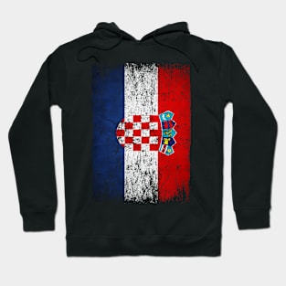 Croatia Flag Women Men Children Croatia Retro Vintage Hoodie